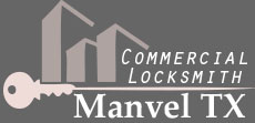 Commercial locksmith Manvel TX logo